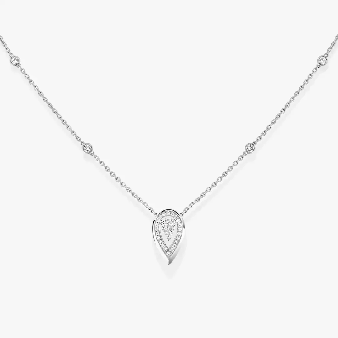 Collana di diamanti in oro bianco Fiery 0,10 carati - Image 2